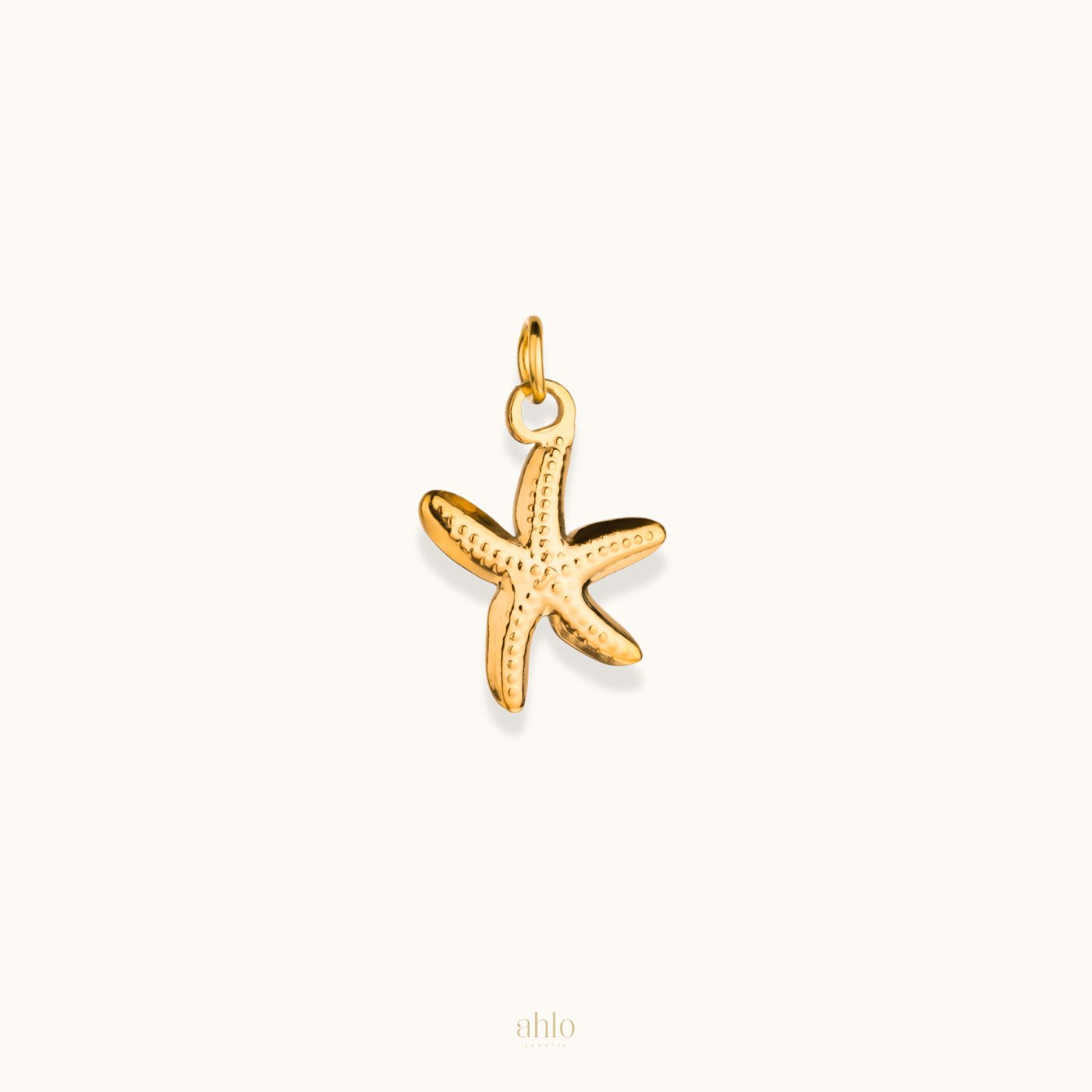 Golden Starfish Charm n12