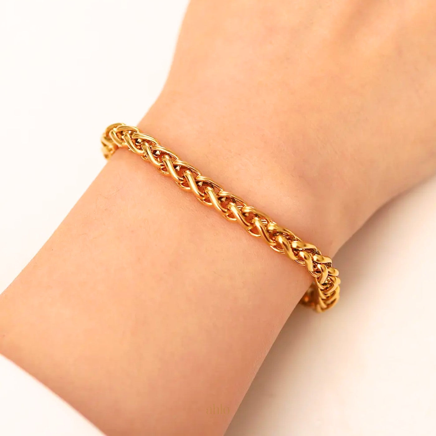 Bold Gold Chain Bracelet