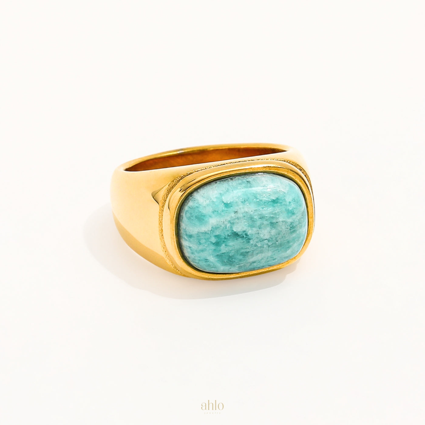 Bold Green Stone Ring