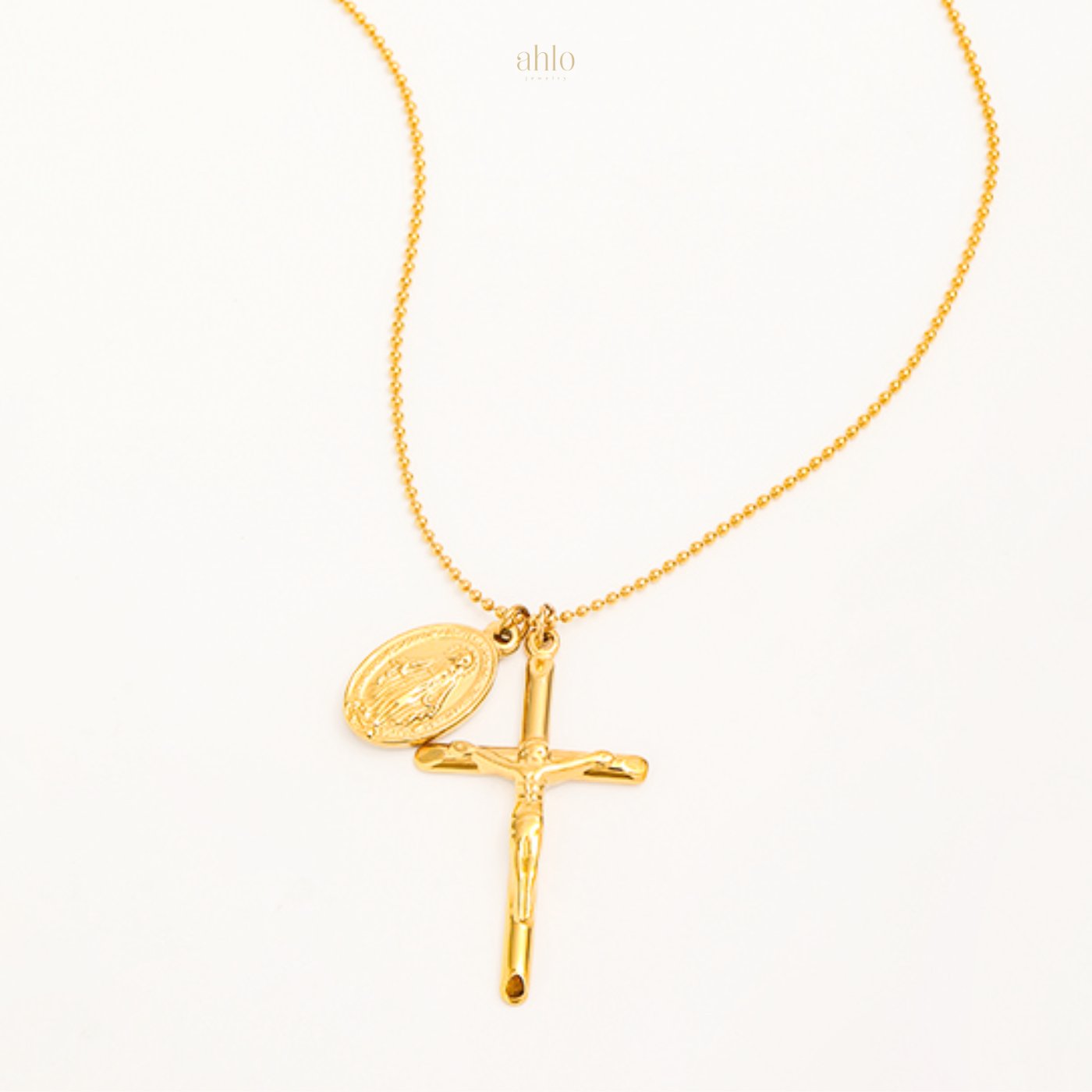 Divine Harmony Cross Necklace waterproof jewelry