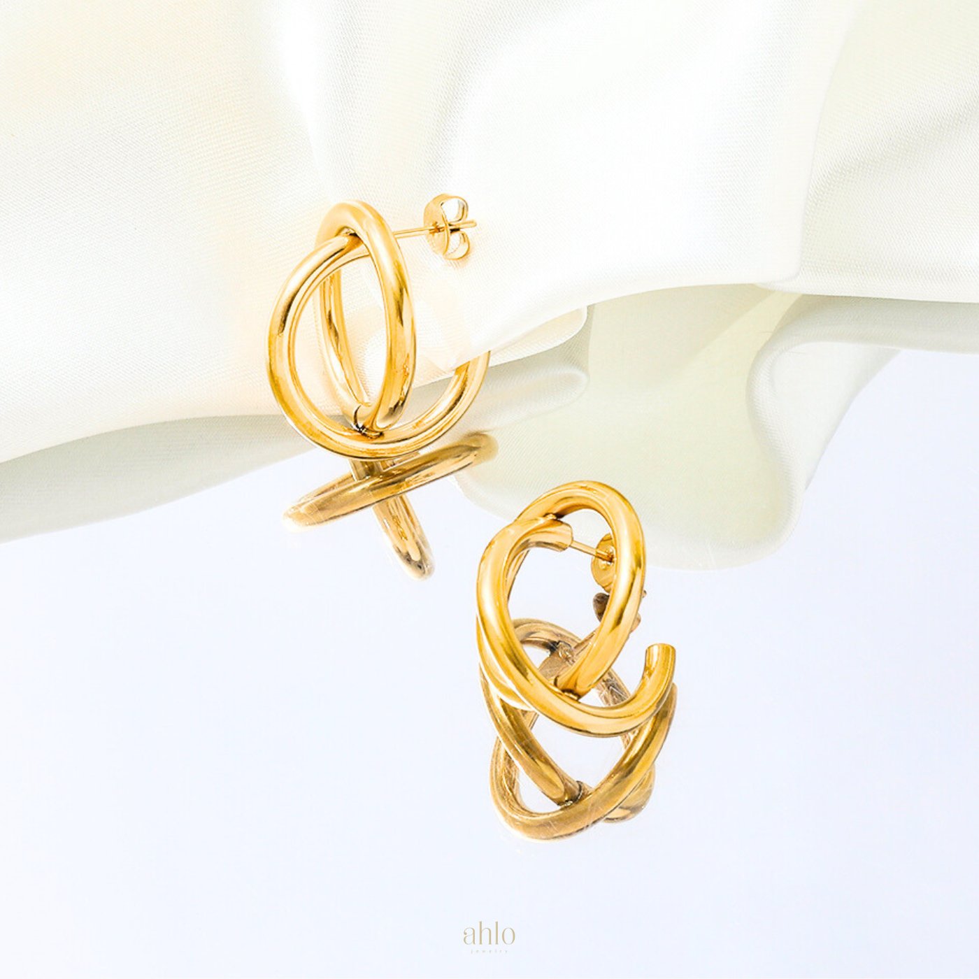 Elysian Circle Earrings ouro