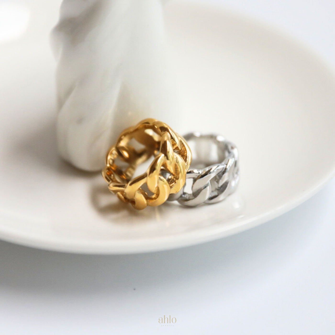 Gold Chain Ring