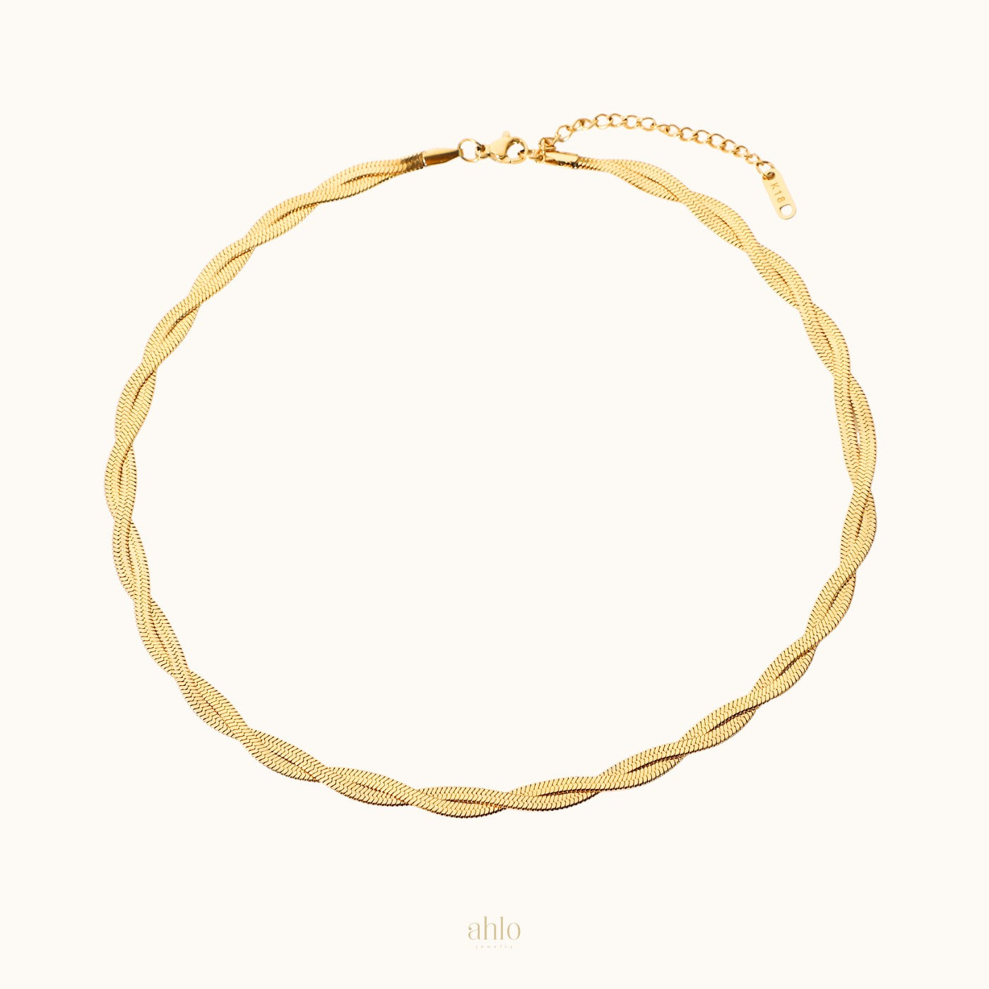 Golden-Braid-Necklace-colar