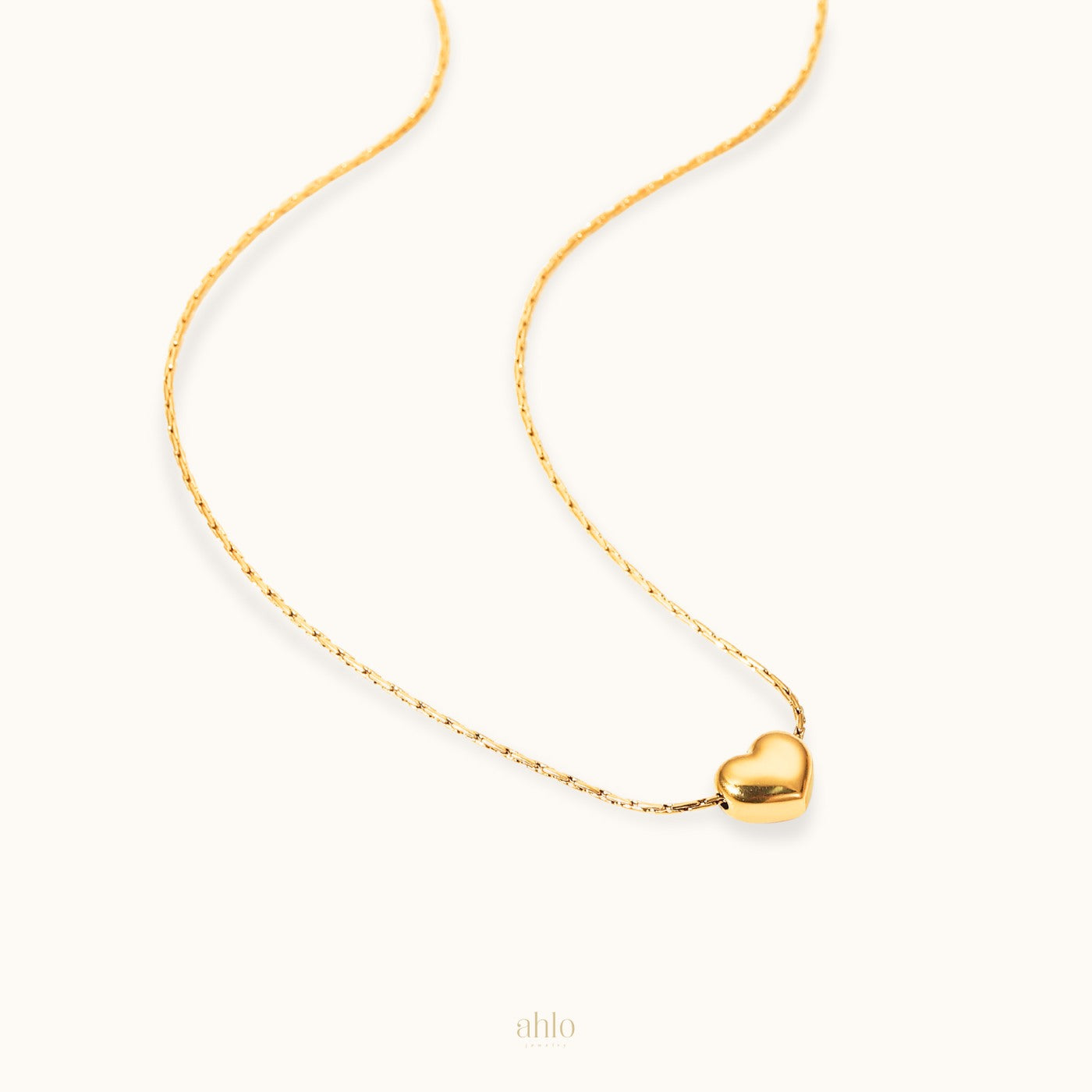 Golden-Heart-Elegance-Necklace-colar