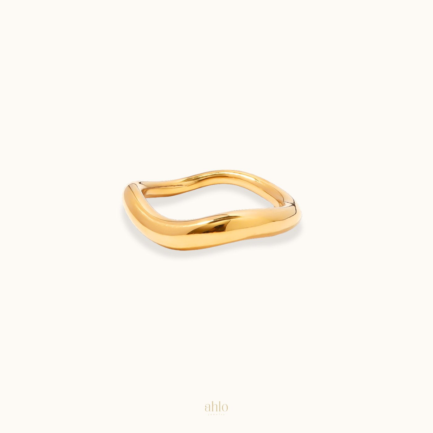 Golden Wave Ring