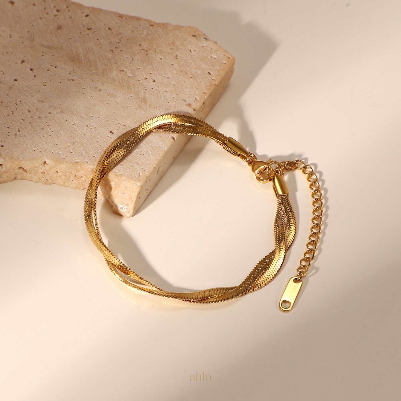 Intertwined-Elegance-Bracelet-bracelete-dourado