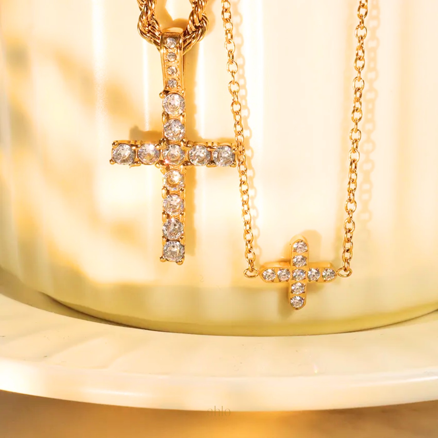 Sparkling Cross Bracelet