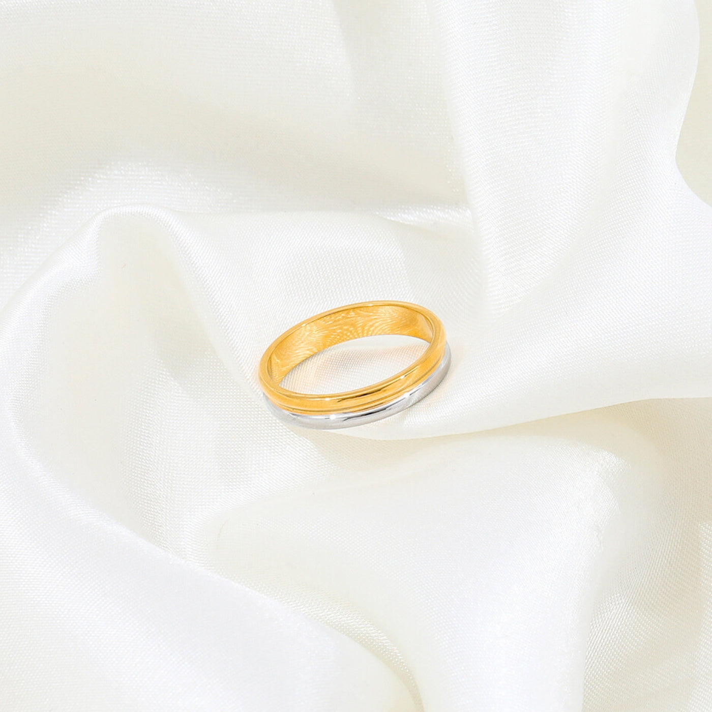 waterproof jewelry Two-Tone-Elegance-.Ring.