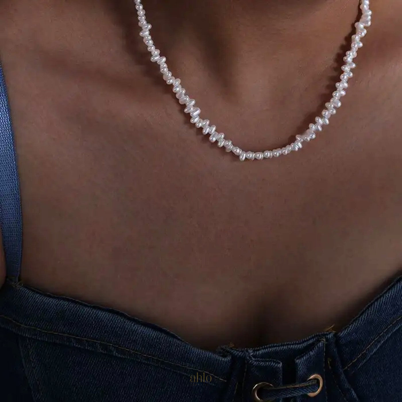 Irregular Pearl Necklace